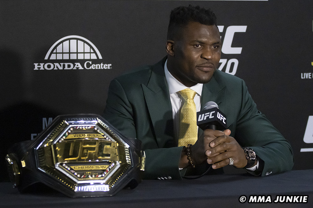 Inspired by Luke Rockhold, Francis Ngannou vents UFC sponorship frustrations: ‘I lost a deal of over a million dollars’