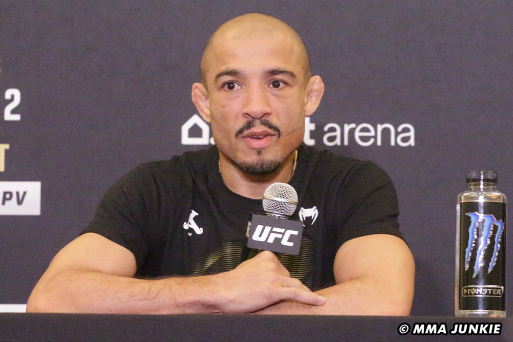 Jose Aldo confident he’ll get title shot with win at UFC 278, picks Aljamain Sterling to beat T.J. Dillashaw